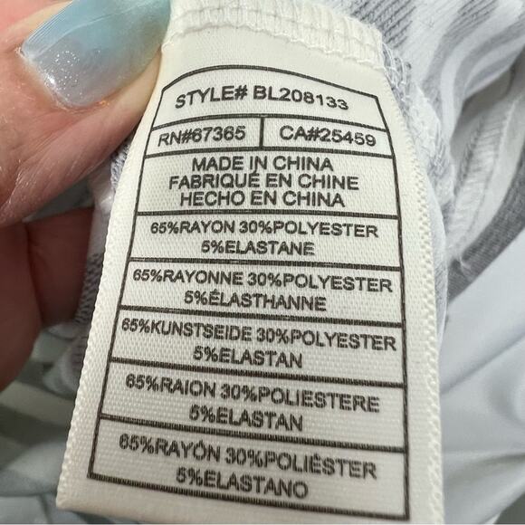 BB Dakota Stripe Tie Waist Dress Size S - Picture 8 of 9